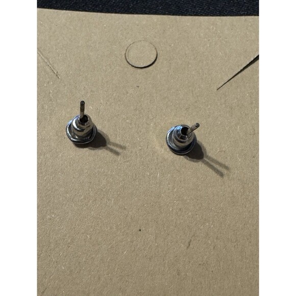 Rhinbestone Costume Earrings Long Dangle Silver Tone - Picture 4 of 4